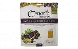 Organic Traditions Maca X-6 Black and Red- Purple   Pack  150 grams